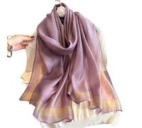 EKalgretrA Sciarpe Per Stagione Calda Sciarpa lunga di lusso for le donne Elegante Hijab for la spiaggia da viaggio Morbida macchia Fazzoletto collo Scialle Sciarpe seta imitazione tinta unita