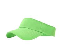 EKalgretrA Visiera Donna da Sole Cappelli a Cilindro Vuoti con Lingua D'Anatra for Sport all'Aria Aperta for Studenti delle scuole(Fluorescent Green)