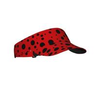 EKalgretrA Visiera Donna da Sole Cappelli con Visiera Parasole Sportiva Ladybug Regolabili da Uomo e Donna, Leggeri, ripiegabili, rinfrescanti, Superiore Vuota, for la Corsa, Tennis, Golf