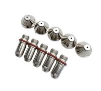 EKCOS FY-XF400 FY-XF400H A400 FY400 FY-400 Torcia al Plasma 5 Pezzi Punta e 5 Pezzi Elettrodo Adatto for taglierina al Plasma 300A (Size : 2.1mm)