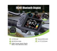 EKD01 Display di Navigazione con Protocollo CAN LCD per Computer di Bordo di Ebike, Compatibile con Kit Motore per Bafang