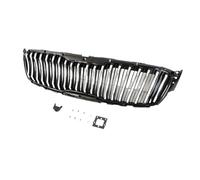 EKEGUY Anteriore Inserti Griglia Griglia da Corsa con Accessori per La Modifica del Paraurti Anteriore per Kia per Sorento 2015-2017 Copertura(Argento)