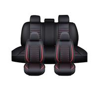 EKEGUY Auto Set Coprisedili Per Seat Altea XL 2004-2016, Traspirante Antiscivolo Anteriore Posteriore Set Completo Sedile Protezione Interni Accessori(Red)
