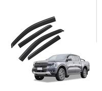 EKEGUY Deflettori d'Aria Antiturbo Finestra Visiera Meteo Shield Deflettore del per Ford per Ranger T9 2023 per Wildtrak per Sport per XLT XLS Set di Deflettori d'Aria