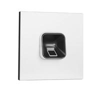 EKEY 204703 Set di lettore d’impronta sLine con modulo impianto citofonico Gira 106 alluminio, unità di controllo, per impianto citofonico Gira, 0,4 W, 12-24 V, Lettore d’impronta nero