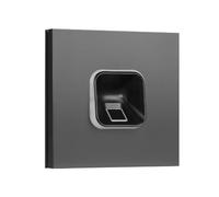 EKEY 204705 Set di lettore d’impronta sLine c. modulo impianto citofonico Siedle Vario grigio antracite, unità di controllo, per impianto citofonico Siedle, 0,4 W, 12-24 V, Lettore d’impronta nero