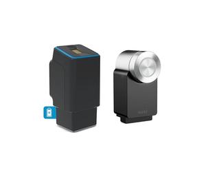 EKEY UNO 200328 Set di retrofit a Batteria Ricaricabile per Tutte Le Porte di Uso Comune, Nero