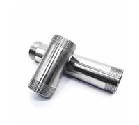 EKFBQBGW 1PC 304 Stainless Steel Pipe 1/4" 3/8" 1/2" 3/4" 1 2" BSPT Male x Male Extension Joint Long 100/150/200mm Plumbing Fittings(150mm,1-1/4")