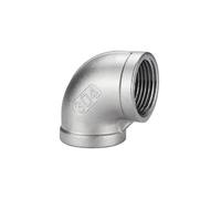 EKFBQBGW 304 Stainless Steel 90 Degree Thread NPT Elbow Threaded Inner Wire SUS304 External Pipe Fitting 1 Minute 2 Minutes 3(G3/8)