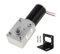 EKFBQBGW 31ZY DC Worm Gear Electronic Starter 12V Self-Locking Reversed Turbine Gearbox Electronic Starter Permanent 260RPM