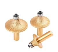 EKFBQBGW Brazed Diamond Router Bits for Granite Marble Router Profiling Cutting Stone Edge Engraving Tools 1Pcs(R12) EKFBQBGW