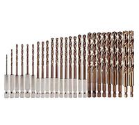 EKFBQBGW Cobalt Hex Drill Bits HSSCO M35 Twist Quick Change Impact Tools for Stainless Steel Cast Iron Sheet Metal 1Pcs (Color : 5mm 3PCS) EKFBQBGW