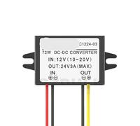 EKFBQBGW DC 12V to DC 24V 3A Boost Automotive Power Converter 12 Volt to 24 Volt Boost Regulator