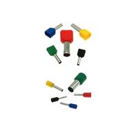 EKFBQBGW Kit terminali VE e Doppio Filo Te Tipo Tubo Isolato estremità del Cavo crimpato terminali in Rame Cavo 1,0~6,0 mm² 2125 Pezzi