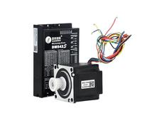 EKFBQBGW NEMA23 57 Series 2 Phase Stepper Electronic Starter 2.A 0.9N.M And Stepper Driver DM542S 4.2A 20-50VDC with 20T Wheel