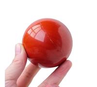 EKFBQBGW Red Jasper Ball with Stand, Crystal Sphere for Home Fengshui Yoga, Balancing,35mm