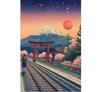 Eki Stamp Collector’s Journal - Shared Adventure Edition (Her Journal) - Connecting Cover Set: Start your own Japan stamp collection with this Durable Travel Diary. 100+ pages for Railway & Tourist Attraction Stamp Collecting across all Japan.