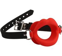 EKIDAZ Palla di Apertura Bocca a Forma di Labbro Rosso, Giocattolo B-D-S-M, Cintura Regolabile, Colore Casuale, 1 Pezzo