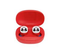 eKids Auricolari wireless con microfono, auricolari Bluetooth con custodia di ricarica, progettati per scuola, casa o viaggi (Mario)