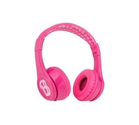 eKids Barbie - Cuffie Bluetooth senza fili con microfono, con cavo AUX, volume ridotto, per bambini, pieghevoli, per scuola, casa o viaggi