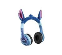 eKids Disney Stitch - Cuffie Bluetooth senza fili con microfono, con cavo AUX, volume ridotto, per bambini, pieghevoli, per scuola, casa o viaggio