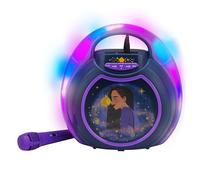 eKids Disney Wish Karaoke Machine, altoparlante Bluetooth con microfono per bambini, progettato per gli appassionati di giocattoli Disney e regali