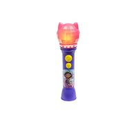 ekids KIDdesigns - Microfono per casa delle bambole di Gabby, per bambini, con microfono funzionante reale, con luce lampeggiante a LED e altoparlante, giocattolo portatile per karaoke
