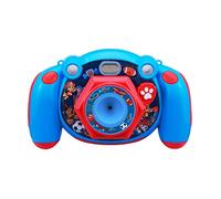 ekids Paw Patrol - Fotocamera per Bambini con Scheda SD, Fotocamera Digitale per Bambini con videocamera HD, Adesivi digitali integrati per i Fan dei Giocattoli Paw Patrol per Ragazzi
