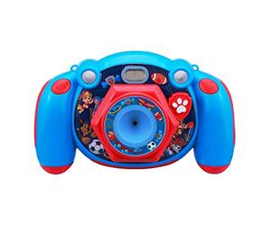 ekids Paw Patrol - Fotocamera per Bambini con Scheda SD, Fotocamera Digitale per Bambini con videocamera HD, Adesivi digitali integrati per i Fan dei Giocattoli Paw Patrol per Ragazzi