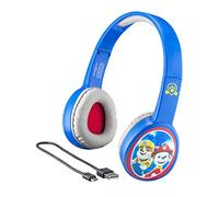 eKids PW-B36V Pat Patrol - Cuffie senza fili Bluetooth, blu