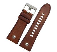 EKINS Cinturino in vera pelle, 28 mm, per DZ7193 DZ7214 DZ7311 DZ7312 DZ7313, 28mm, Agata