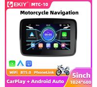 EKIY Wireless CarPlay Moto 5.0 pollici portatile digitale cruscotto per moto schermo di visualizzazione navigazione GPS monitor Android Auto