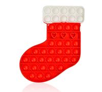 EKKONG Popit Game, Pop Bubble, Gioco Antistress Rilassante, Sensory Fidget Giocattoli per Alleviare l'ansia, estrusione, per Bambini e Adulti (Calzino)