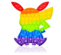 EKKONG poppit Antistress, Pop Bubble, Gioco Antistress Rilassante, Sensory Fidget Giocattoli per Alleviare l'ansia, estrusione, per Bambini e Adulti