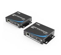 eKL Extender USB KVM HDMI 2.0 4K a 60Hz 60m/196ft (4K a 30Hz 100m/328ft) su cavo Ethernet Cat6/Cat7 con 2 porte USB 2.0 per tastiera/mouse Plug & Play senza driver