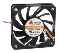 EKL FD126010MS (1F5) - Aeratore assiale 12 V/DC 35,7 m³/h (lunghezza x larghezza x altezza) 60 x 60 x 10 mm