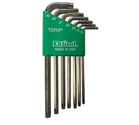 Eklind 11907 T10 - T40 mm misura lunga serie Bright Torx l-key set con supporto - in acciaio (pezzi)