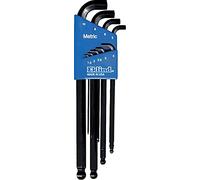EKLIND 13509 - Chiave a brugola Stubby-Ball Hex-L - Set da 9 pezzi, misure metriche mm 1,5-10, serie lunga