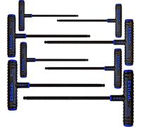 Eklind 64808 22,9 cm 2 - 10 mm taglia Series power-t con sacchetto - Set di chiavi esagonali con impugnatura in acciaio (pezzi)