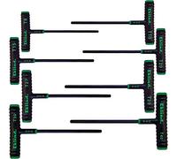 Eklind 68688 Power-T - Chiave a stella TORX con impugnatura a T, set da 8 pezzi T8-T40 (albero da 6 pollici)