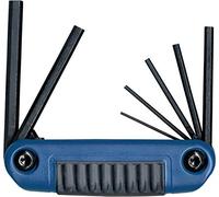 Eklind - Set di chiavi esagonali da 1,5 a 6 mm, con manico ergonomico, 7 pezzi, grigio, 25171