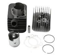 eKmRFN Kit Cilindro Big Bore da 43 mm 65 CC, Testa e pistone Compatibile con Ciao Boss 50 Boxer Grillo Si Bravo Ceao 50 CC 10 mm 2 Tempi