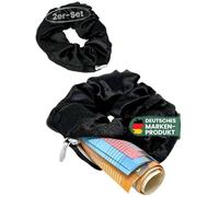 EKNA Elastico per capelli con nascondiglio - Gadget da viaggio per donne - Discreto e sicuro conservare oggetti di valore - Safe Vacanze - Nascondi oggetti di valore - Scrunchies scomparto segreto