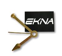 EKNA Tappo per pipa, elegante posate per pipa, lunghezza 8 cm + adesivo EKNA (oro)