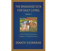 Eknath Easwaran The Bhagavad Gita for Daily Living, Volume 1 (Copertina rigida)