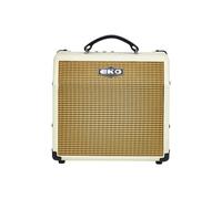 Eko AC15 Amplificatore combo per Chitarra, da 15w RMS e con cono da 6,5", Crema