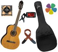 EKO CS10 CHITARRA CLASSICA 4/4 + BORSA + CORDE + PLETTRI + ACCORDATORE +TRACOLLA