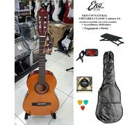 EKO CS5 CHITARRA CLASSICA 3/4 DA STUDIO con ACCORDATORE BORSA POGGIAPIEDE CORDE