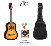 EKO CS5 SUNBURST CHITARRA CLASSICA EKO misura 3/4 KIT BORSA +PLETTRI + SET CORDE