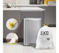 EKO Easy-Dispense - Rotolo di 60 sacchetti per la spazzatura da cucina extra forti con coulisse, 40-60 litri, confezione da 60, codice F